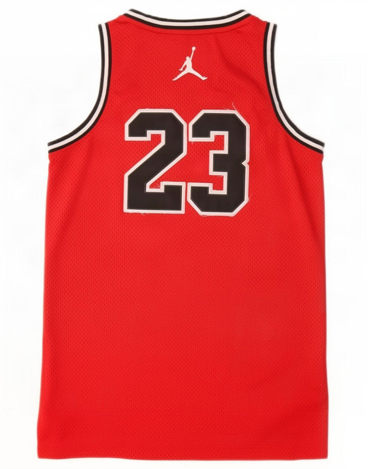 Jordan Boys Graphic Vest Top 12-13 Years Veliki crveni poliester