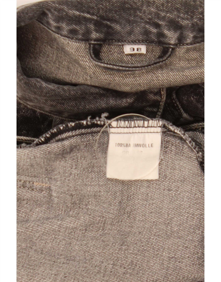 Vintage muška traper jakna UK 42 XL sivi pamuk