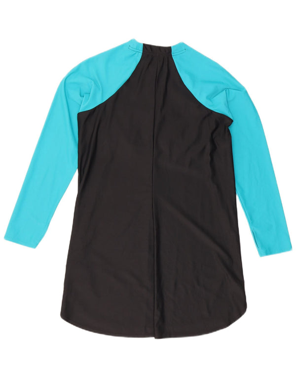 Nike Ženska majica s dugim rukavima za plivanje UK 10 Small Black Colourblock