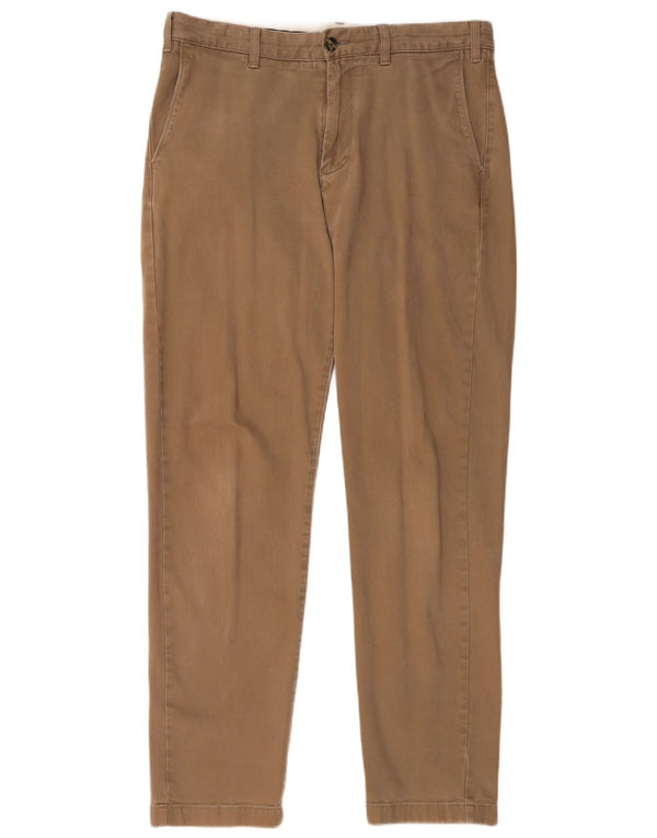 Gant Mens Allister Ravne Regular Chino hlače W34 L32 Bež