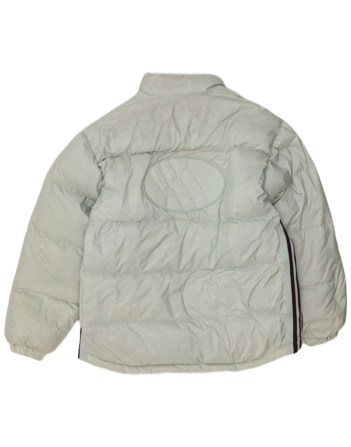 Adidas muška grafička podstavljena jakna UK 40 veliki plavi poliester