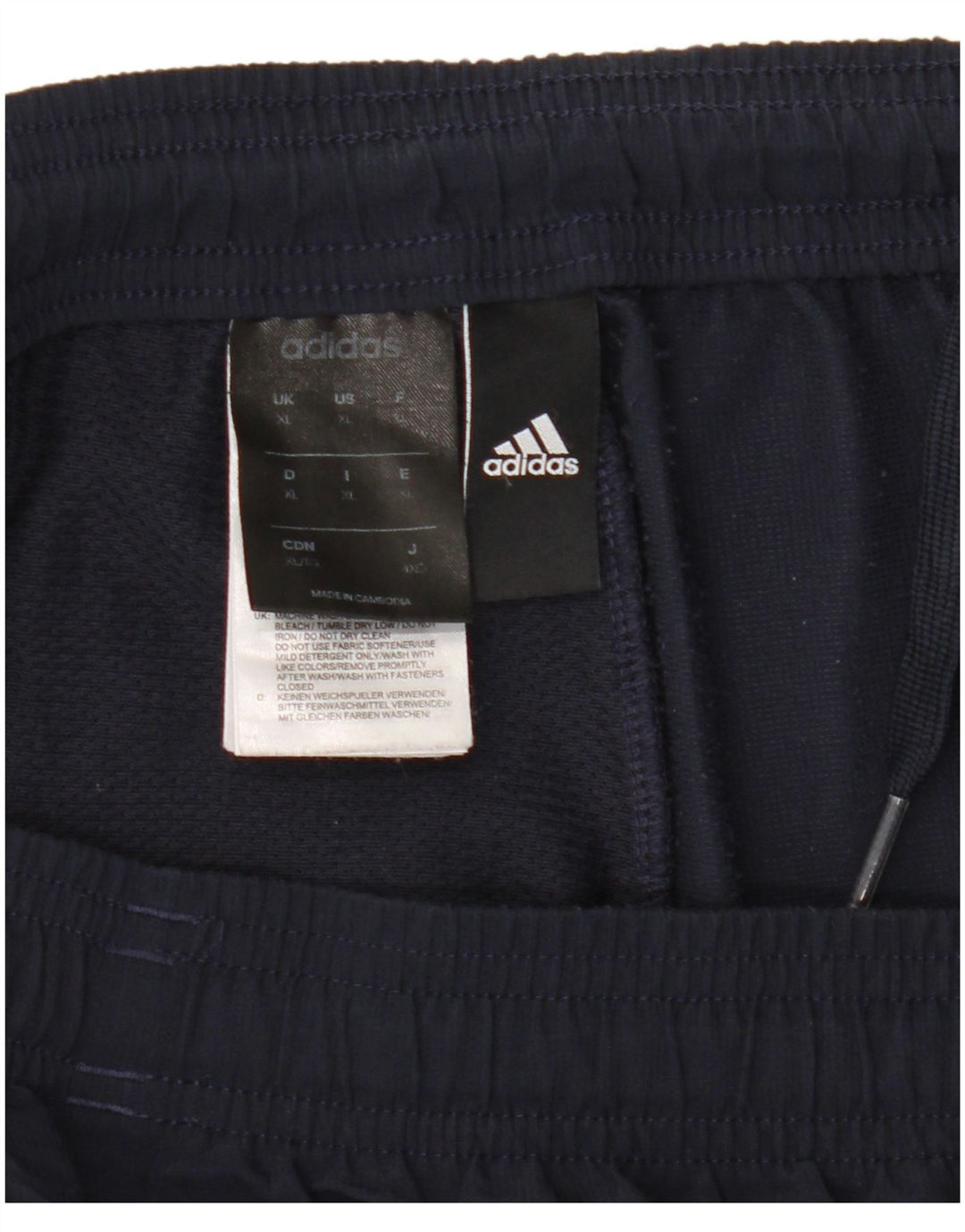 Adidas muške hlače za trenirku XL tamnoplavi poliester