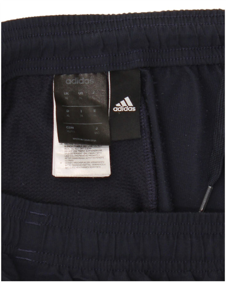 Adidas muške hlače za trenirku XL tamnoplavi poliester