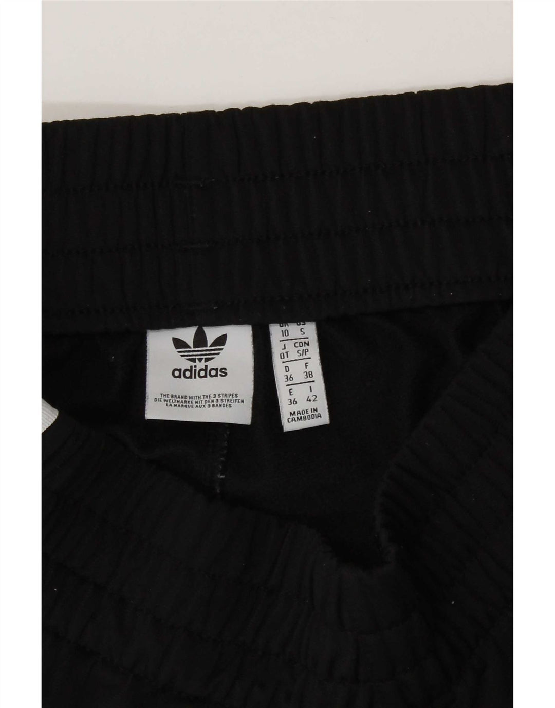 Adidas ženske sportske kratke hlače UK 10 male crne poliesterske