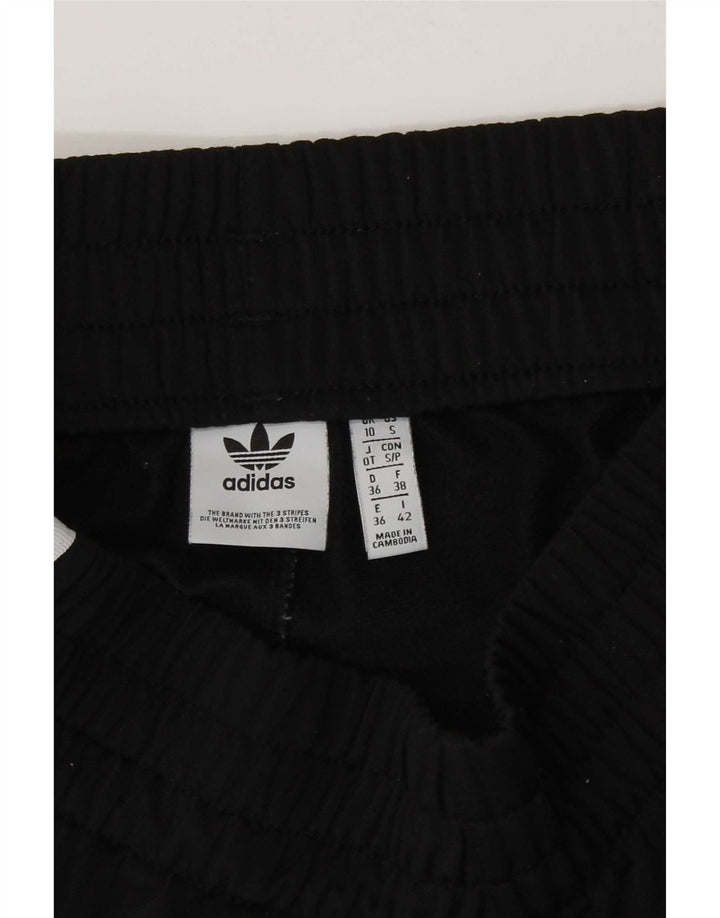 Adidas ženske sportske kratke hlače UK 10 male crne poliesterske