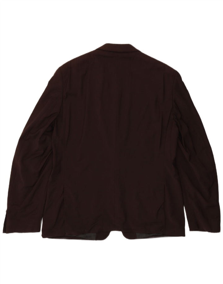 Calvin Klein muška jakna s 2 gumba Regular Fit UK 44 2XL Bordo