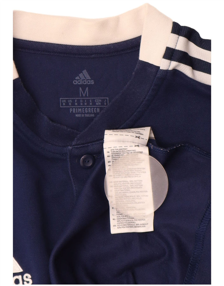 ADIDAS Muška majica kratkih rukava Leeds United Football Club Srednji tamnoplavi pamuk