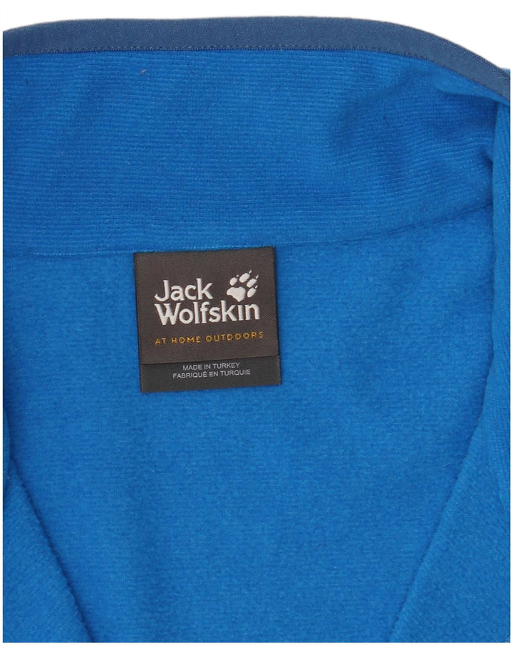 Jack Wolfskin muški džemper od flisa s patentnim izrezom 2XL plavi poliester