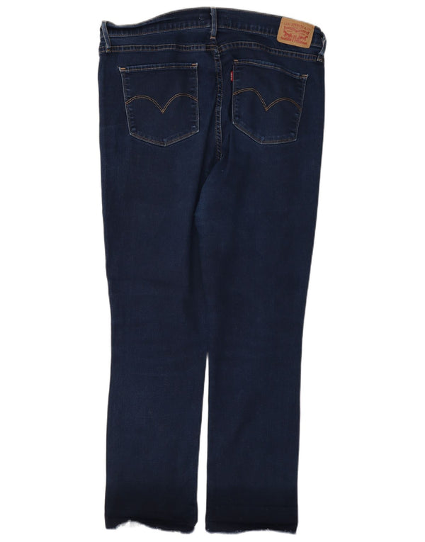 Levi's ženske ravne traperice visokog struka 724 W33 L28 plavi pamuk
