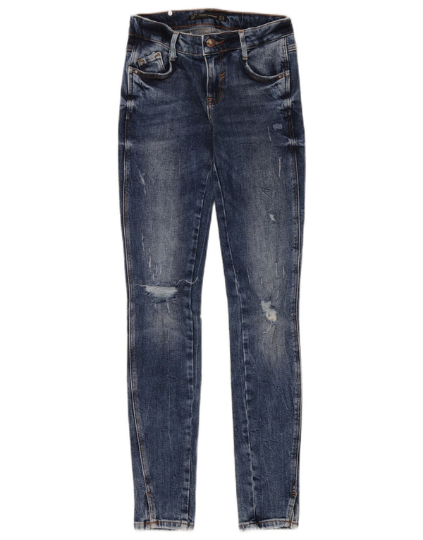 Zara ženske Trafaluc traperice uskog kroja EU 32 2XS W22 L30 plave