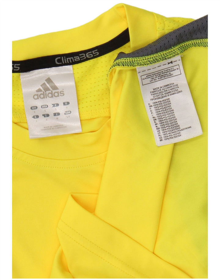 Adidas muška majica kratkih rukava Clima 365 Mali žuti poliester u boji