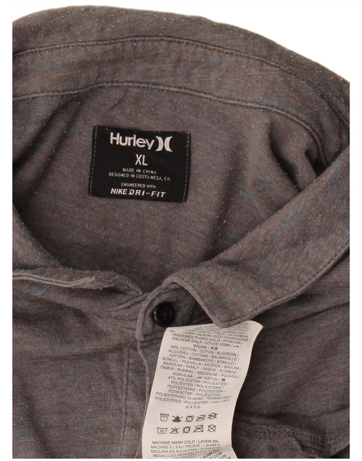 HURLEY Muška Dri Fit polo majica XL sivi pamuk