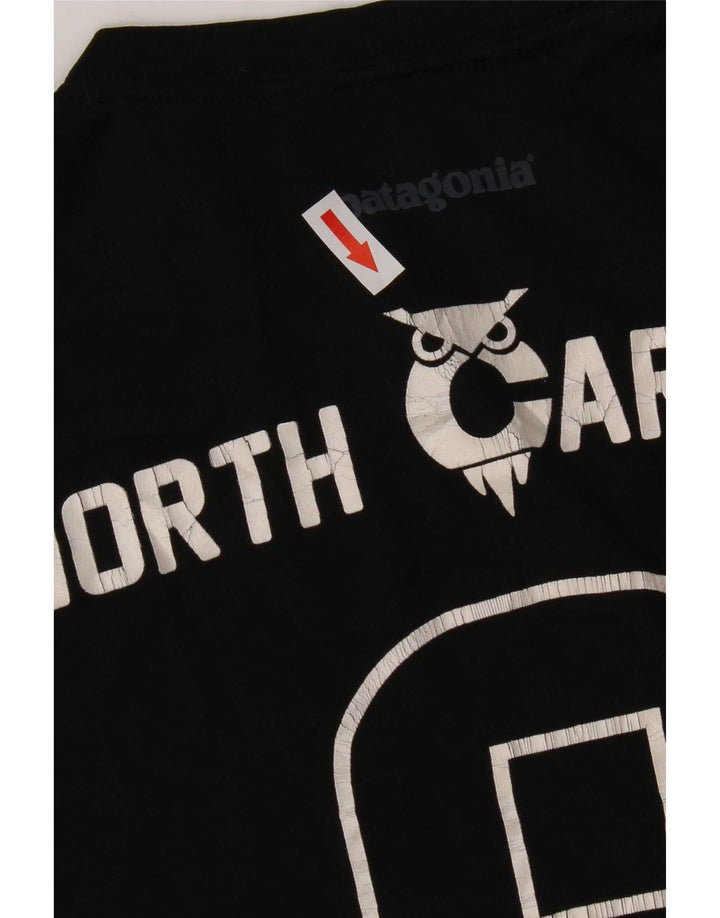 Muška majica kratkih rukava Patagonia North Carolina Graphic T-Shirt Srednji crni poliester