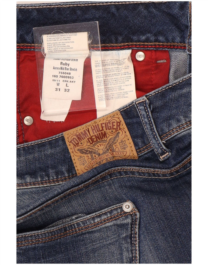 Tommy Hilfiger ženske Ruby ravne traperice W31 L32 plavi pamuk