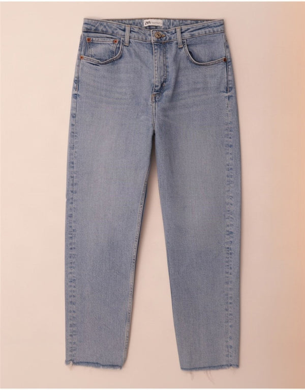 Zara ženske sužene traperice EU 42 Large W32 L26 plavi pamuk
