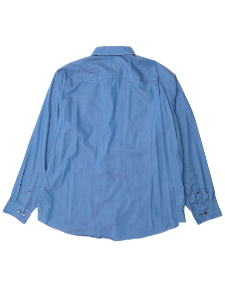 Calvin Klein muška košulja standardnog kroja, veličina 17 XL, pamuk na plave točke