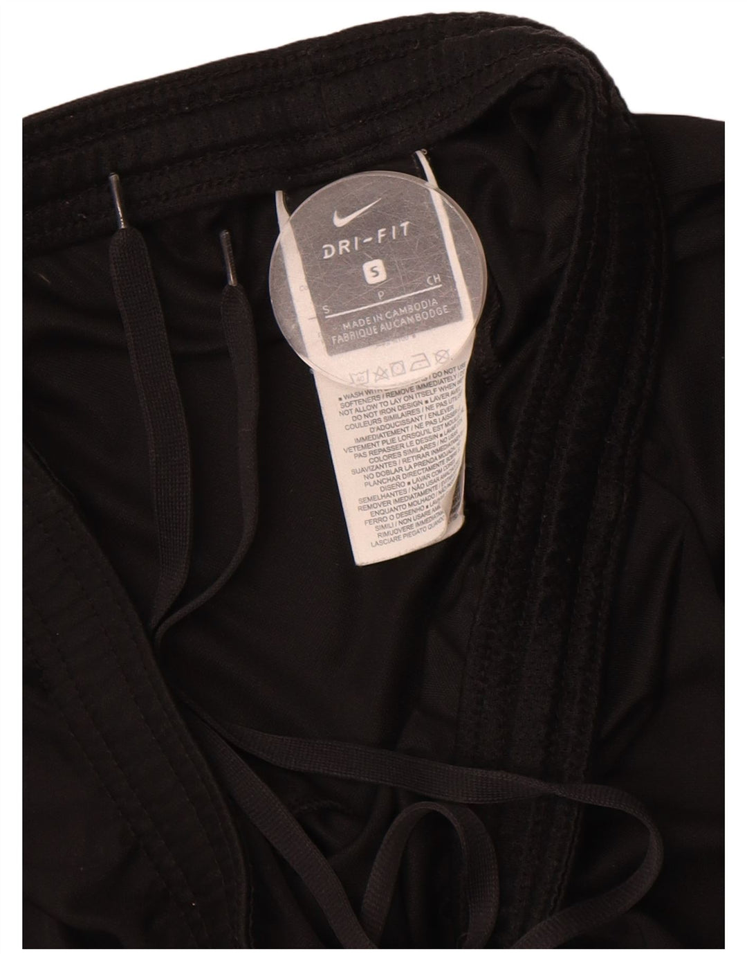NIKE Mens Dri Fit Sport Shorts Small  Black Polyester