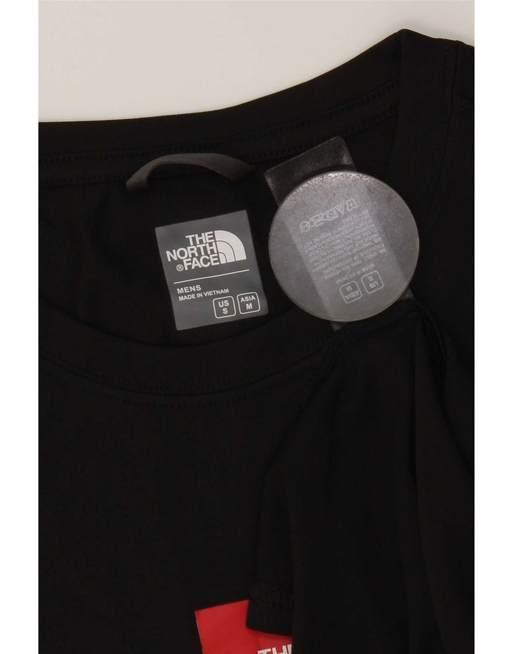 Mali crni poliesterski gornji dio muške majice s grafičkim motivima The North Face