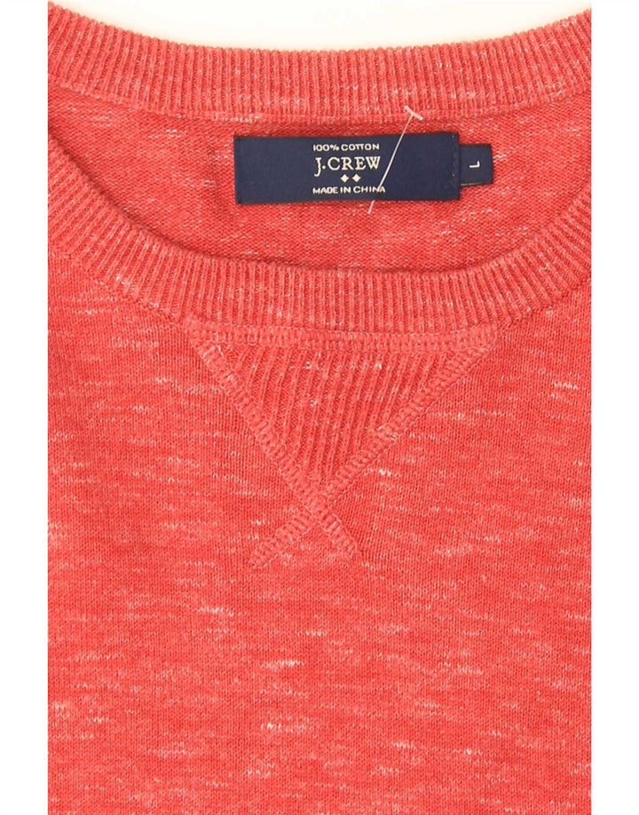 J. Crew muški pulover s ovratnikom, veliki crveni flekasti pamuk