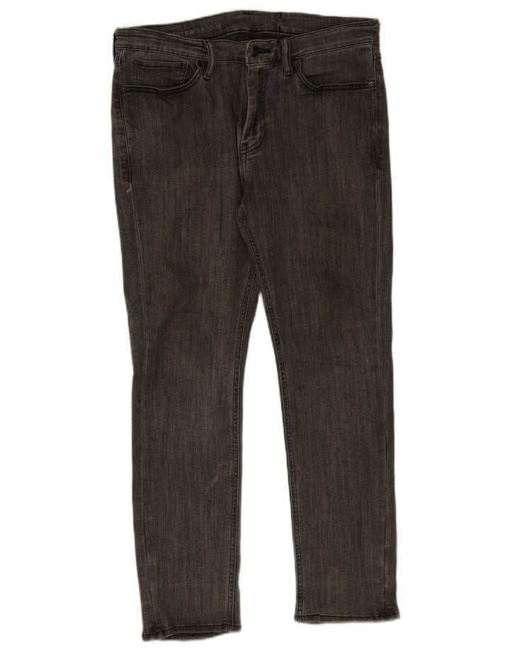 Levi's muške uske traperice W32 L30 sivi pamuk