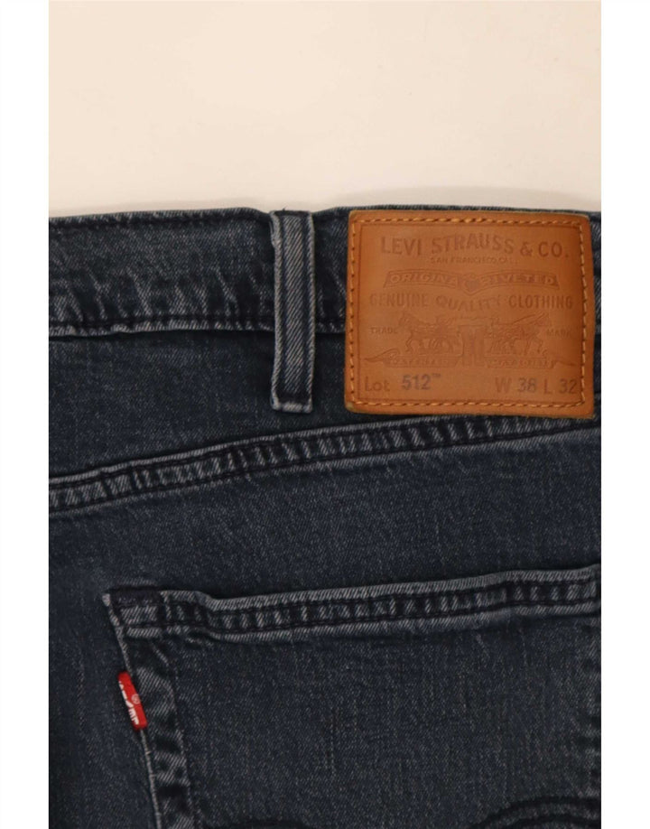 Levi's muške 512 uske sužene traperice W38 L32 tamnoplave