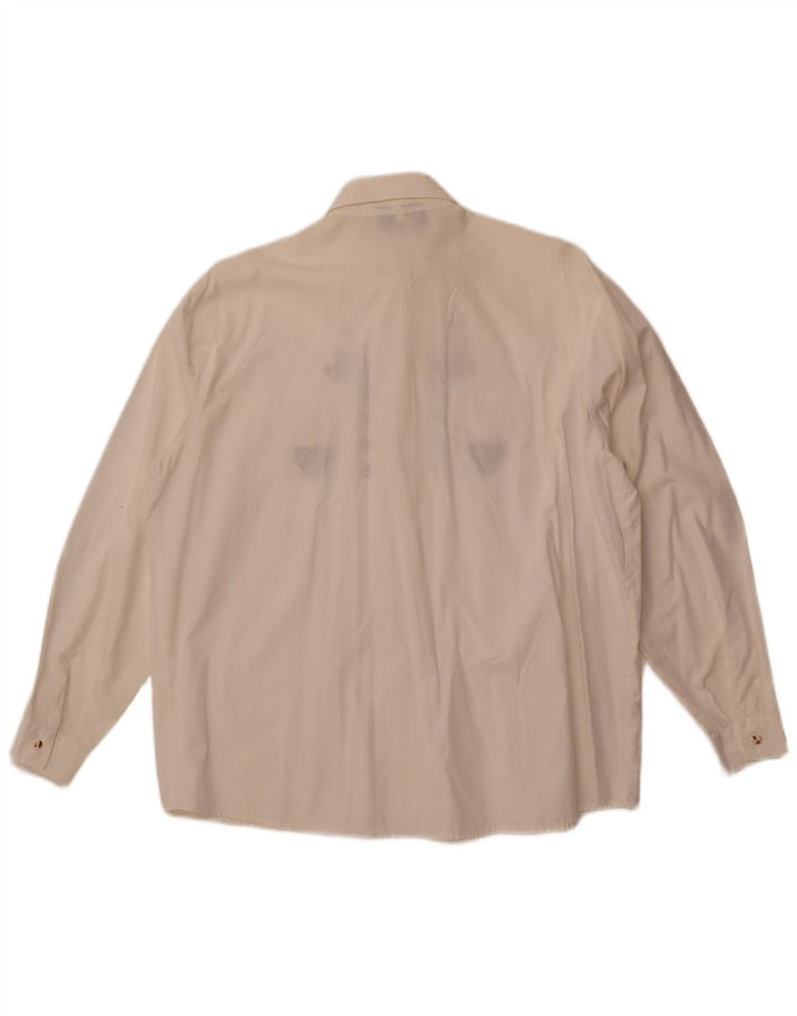 Vintage ženska grafička majica UK 14 Veliki bijeli pamuk