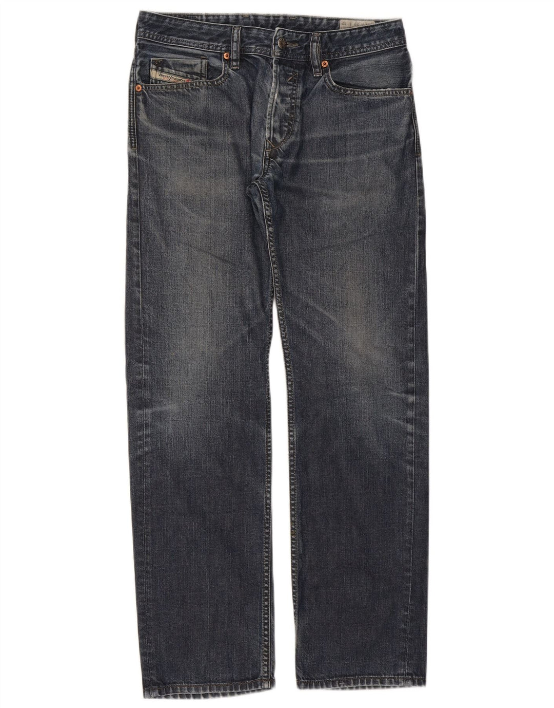 Diesel Mens Waykee Regular Straight Jeans W29 L32 Plavi pamuk
