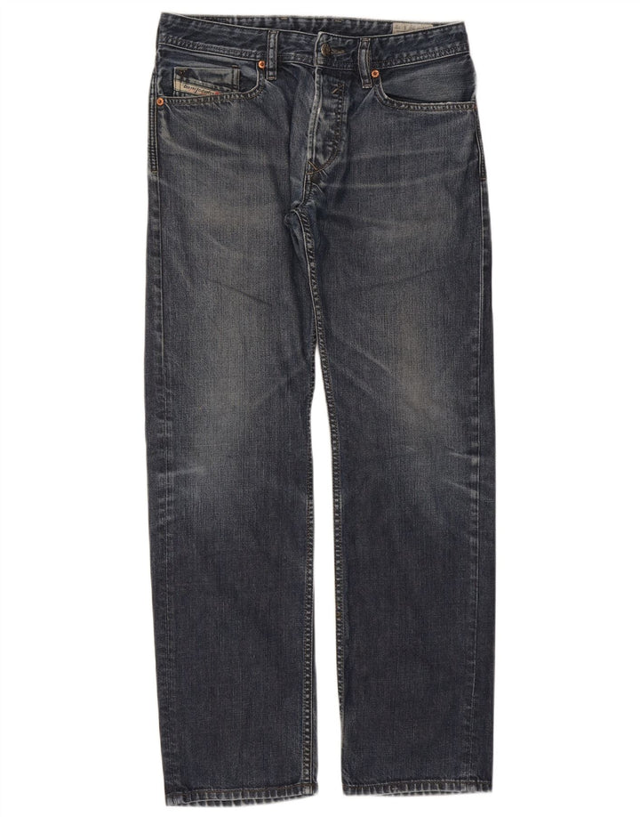 Diesel Mens Waykee Regular Straight Jeans W29 L32 Plavi pamuk