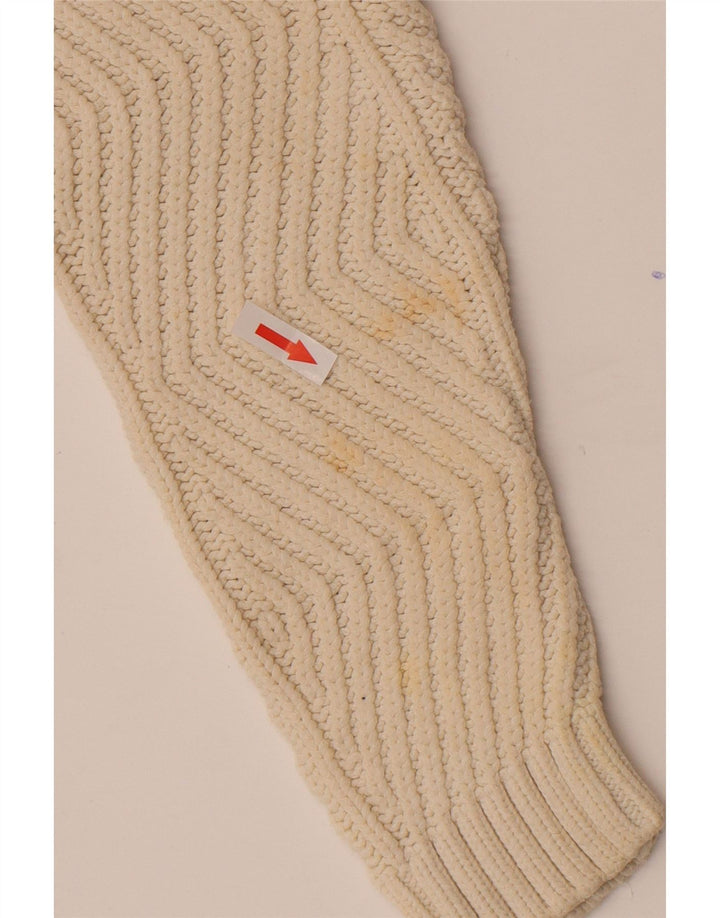Marks & Spencer ženski džemper s V-izrezom UK 10 Small Off White