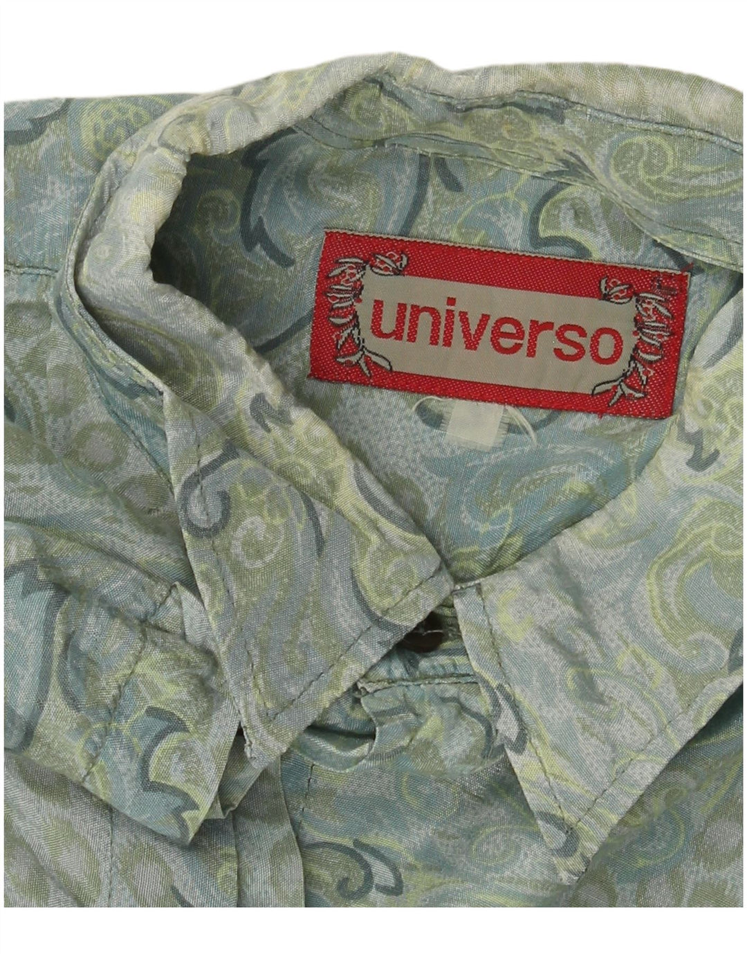 Vintage muška košulja kratkih rukava XL Blue Paisley