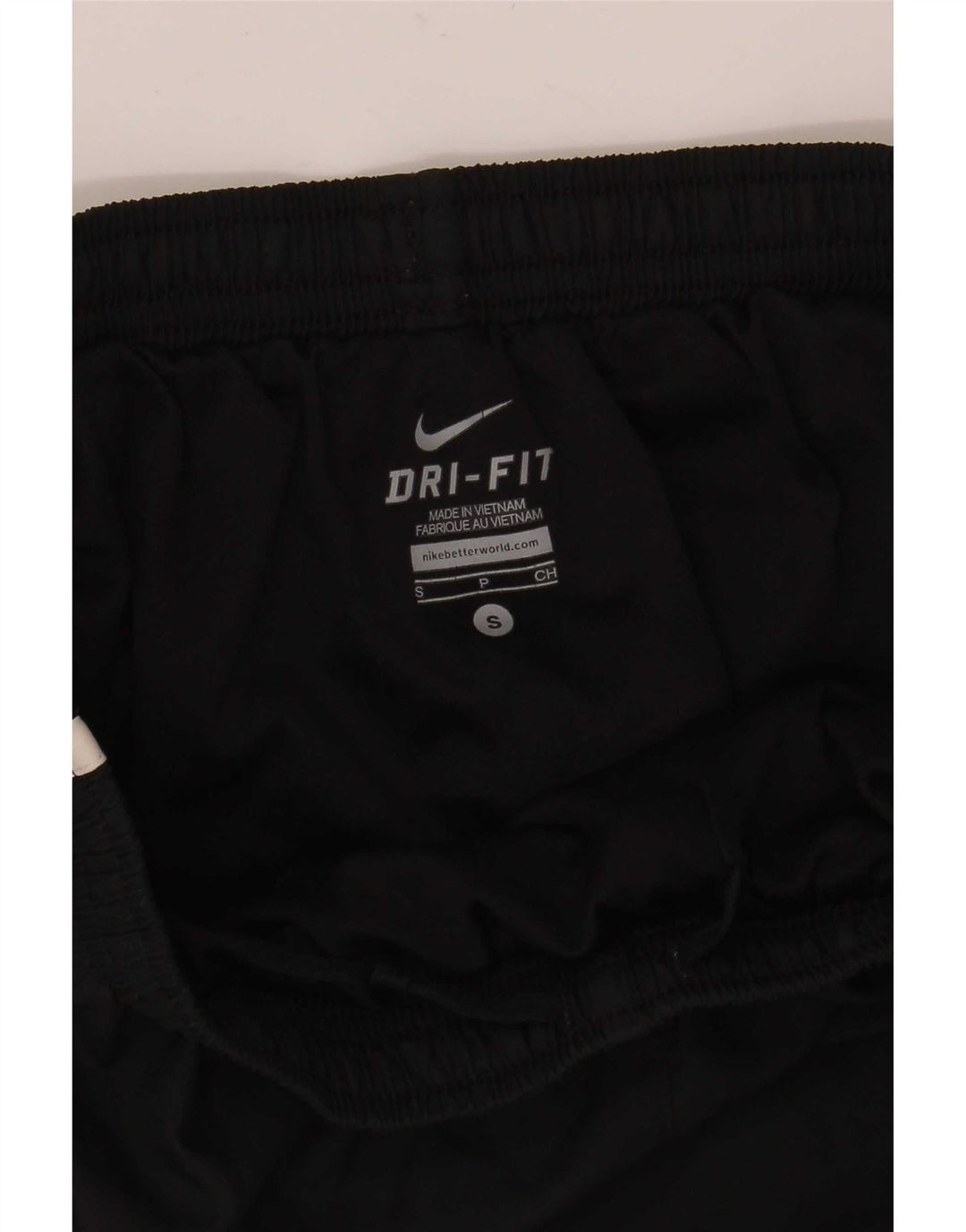 Nike Ženske Dri Fit Sportske Kratke Hlače UK 10 Mali crni poliester