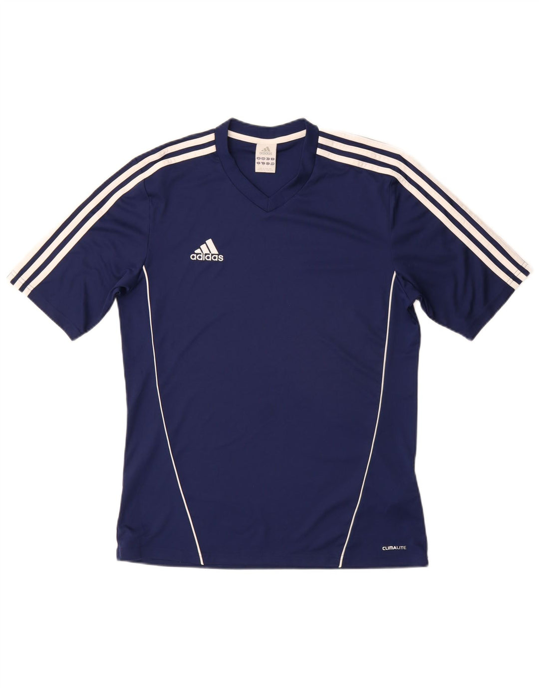 ADIDAS Muška Climalite majica kratkih rukava Srednji tamnoplavi poliester