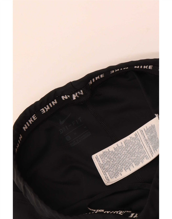 Nike Ženske Dri Fit Crop Leggings UK 12 Srednji crni poliester