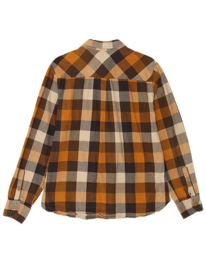 MOUNTAIN WAREHOUSE Muška flanelska košulja, pamuk, veliki smeđi karirani komad
