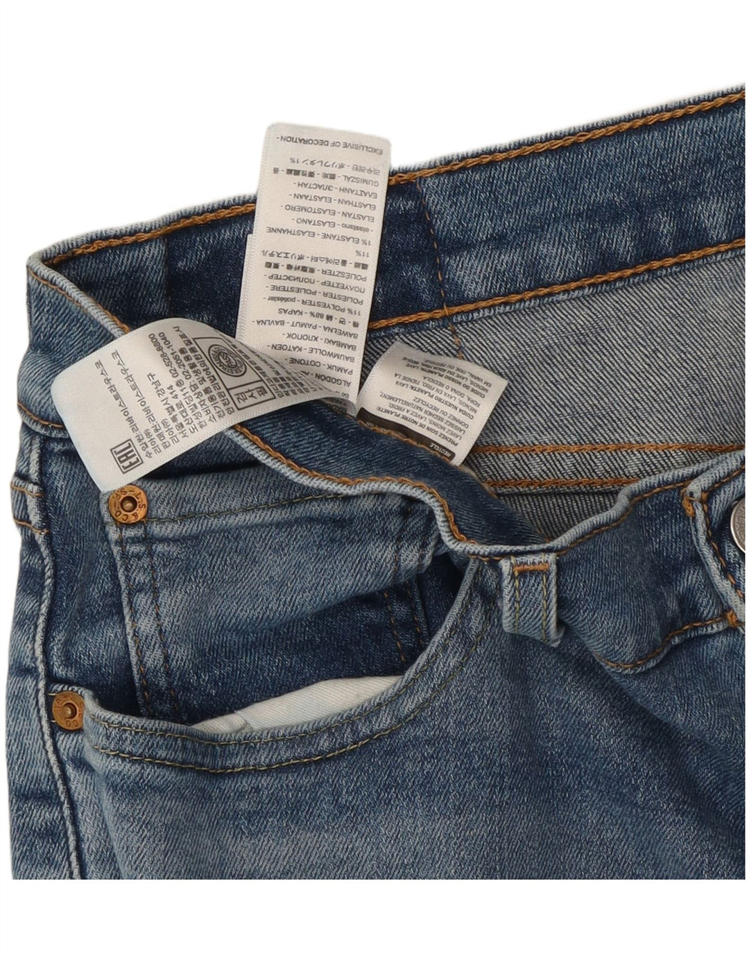 Levi's muške 511 uske traperice W32 L32 plavi pamuk