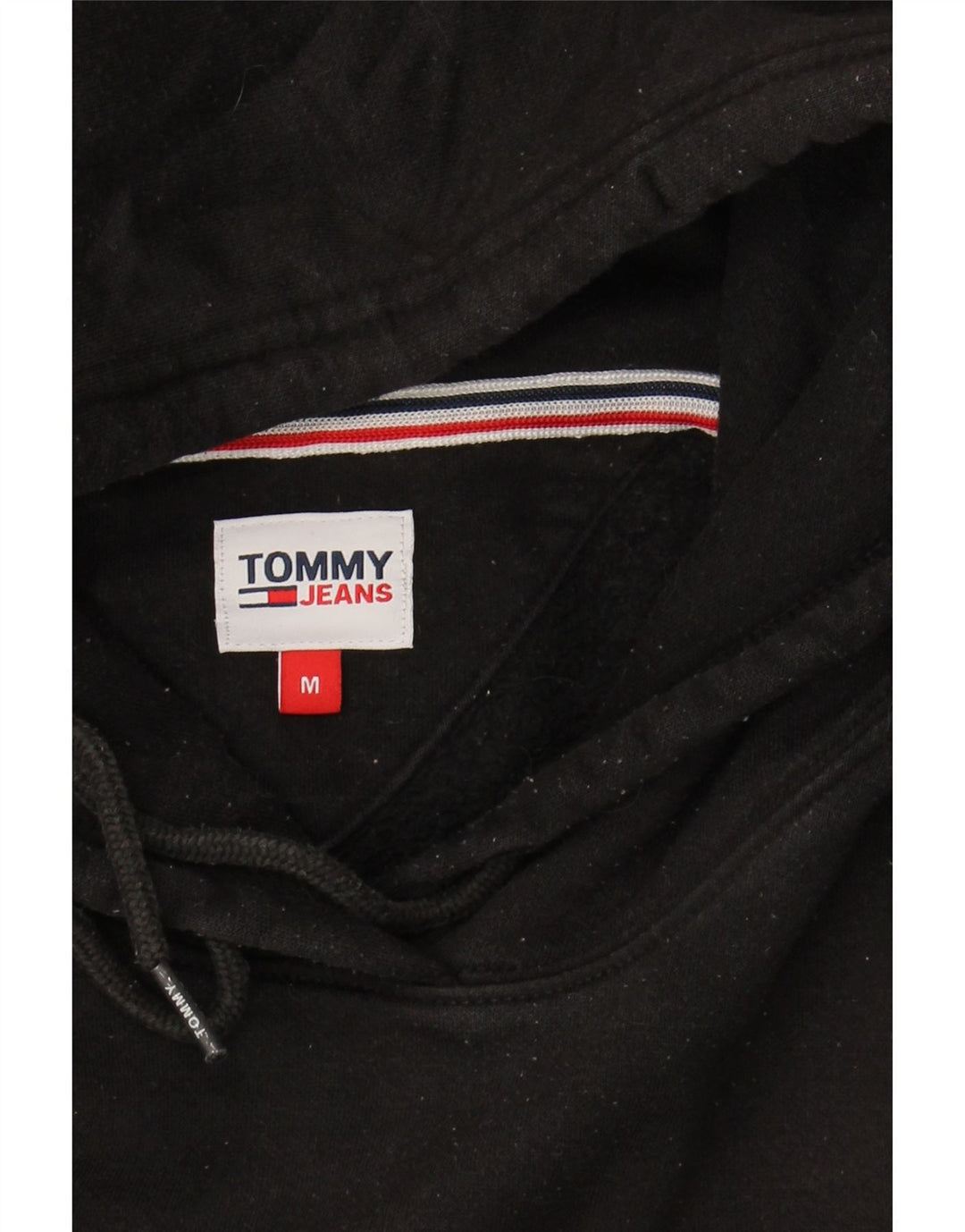 TOMMY HILFIGER Ženska majica s kapuljačom UK 14 srednje crna