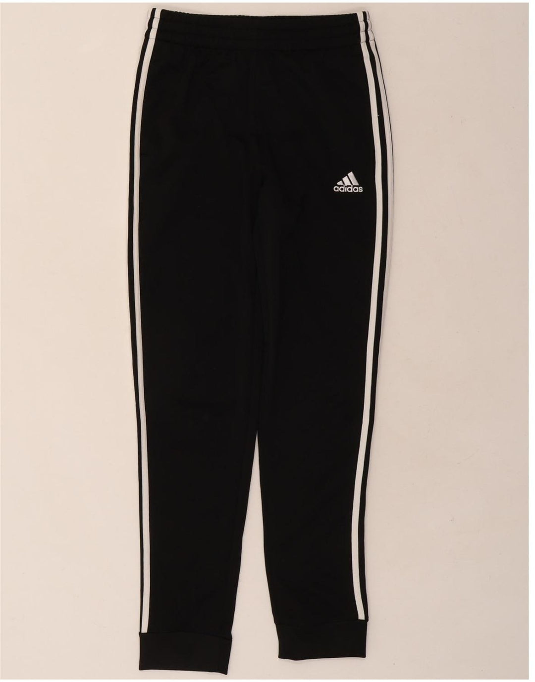 ADIDAS Mens Tracksuit Trousers Joggers Small  Black Polyester Vintage Adidas and Second-Hand Adidas from Messina Hembry 