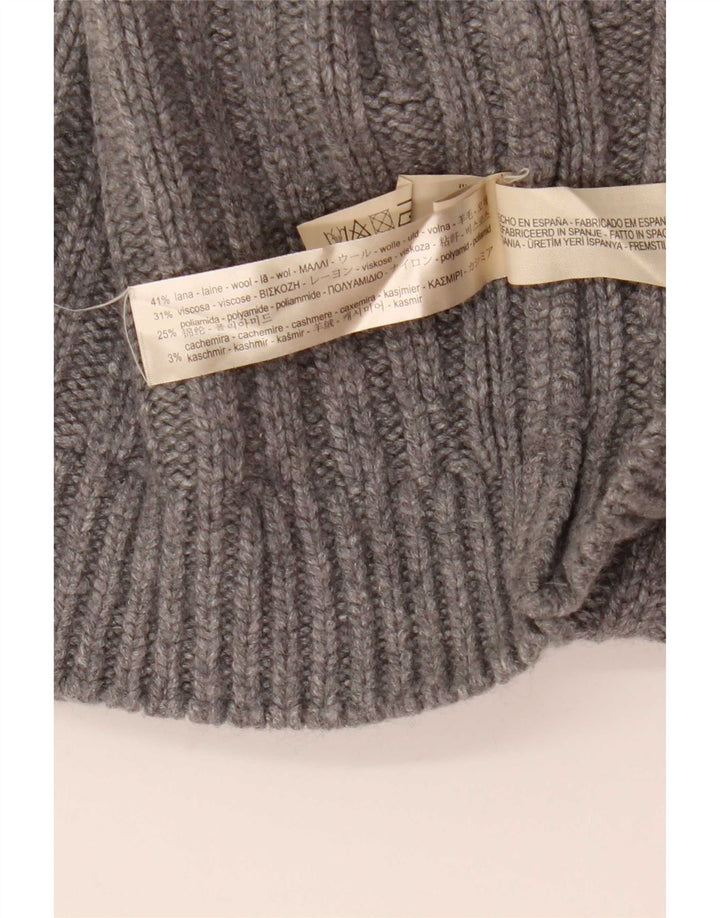 Massimo Dutti ženski kratki džemper s kornjačičastim ovratnikom UK 10 Small Gray