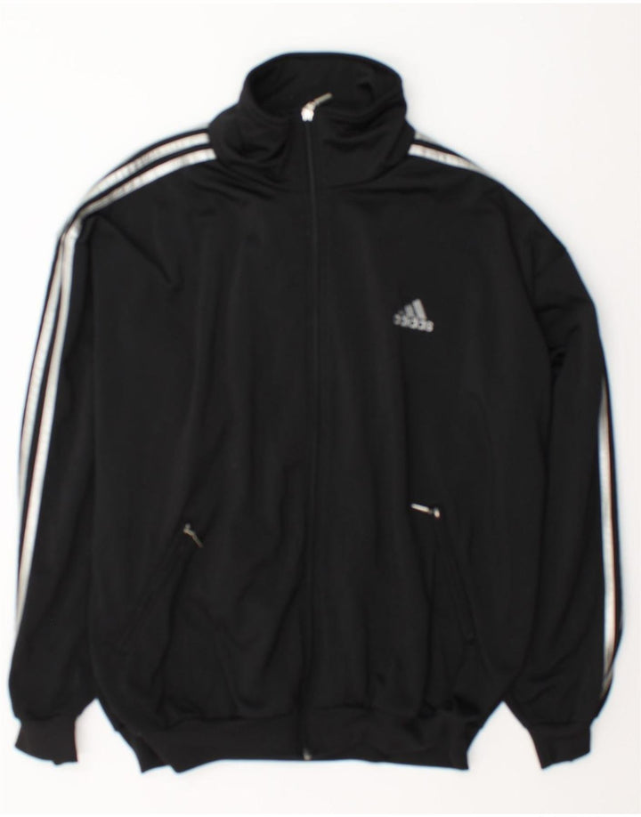 Adidas muška gornja jakna trenirke UK 40/42 veliki crni poliester