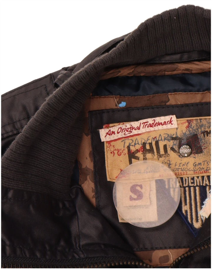 KHUJO Ženska pomoćna jakna UK 10 Mala tamnoplava pamuk