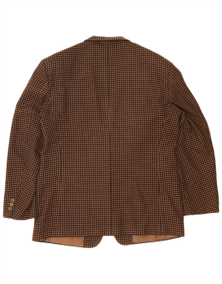 Corneliani muška jakna sa 2 gumba IT 56 3XL smeđa houndstooth