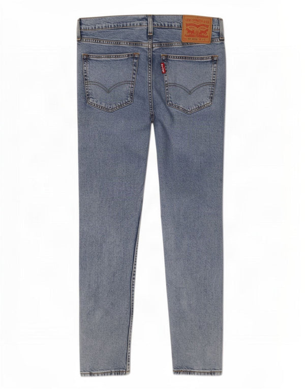 Levi's muške uske traperice 519 Hi-Ball W34 L29 plavi pamuk