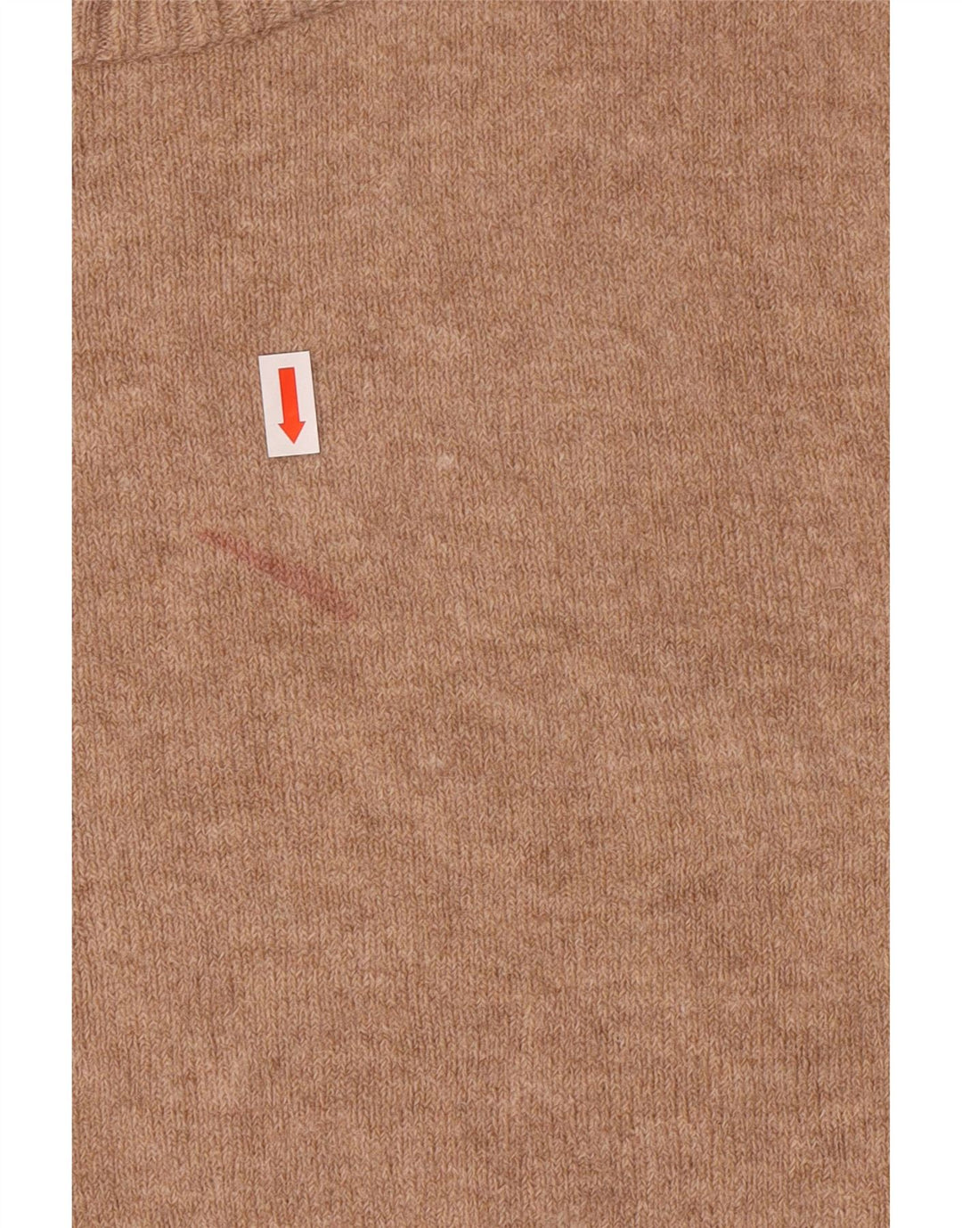 J. CREW Ženski pulover s okruglim izrezom UK 14 Srednje smeđi najlon