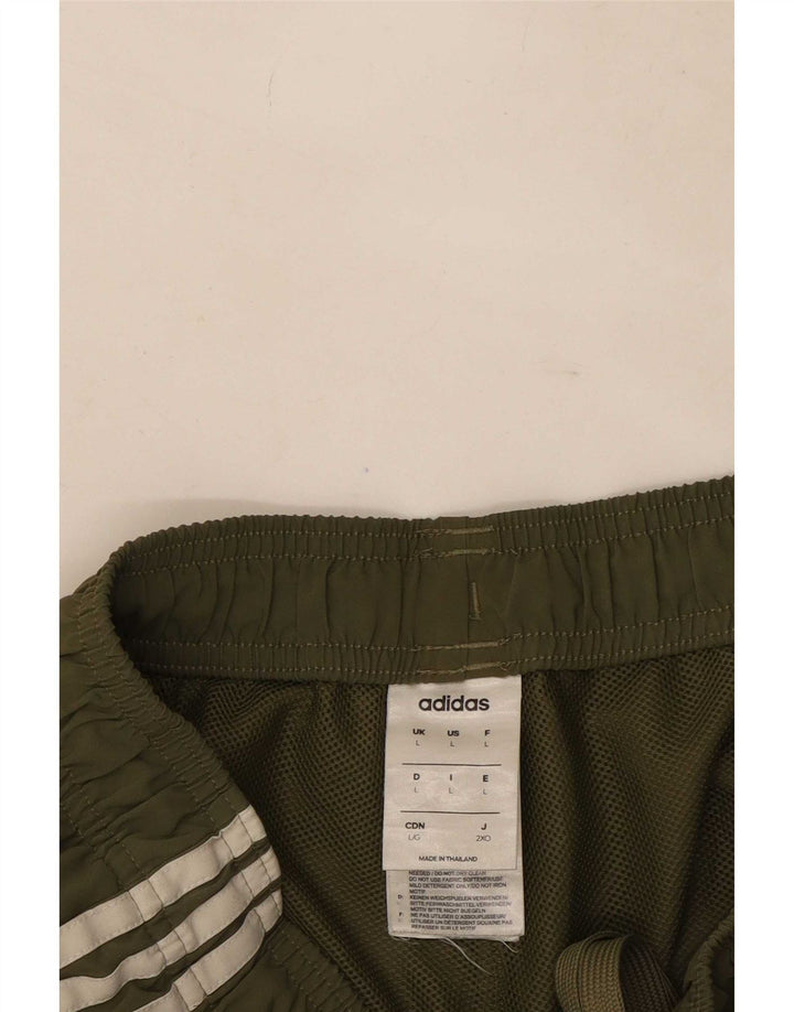 Adidas muške sportske kratke hlače, veliki kaki poliester