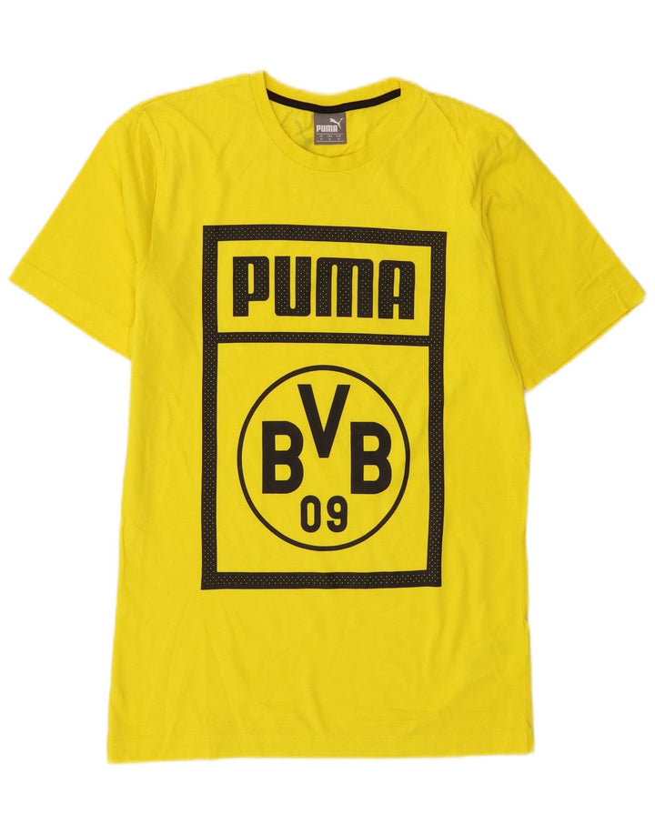 Puma muška majica s grafičkim motivima, srednje žuti pamuk