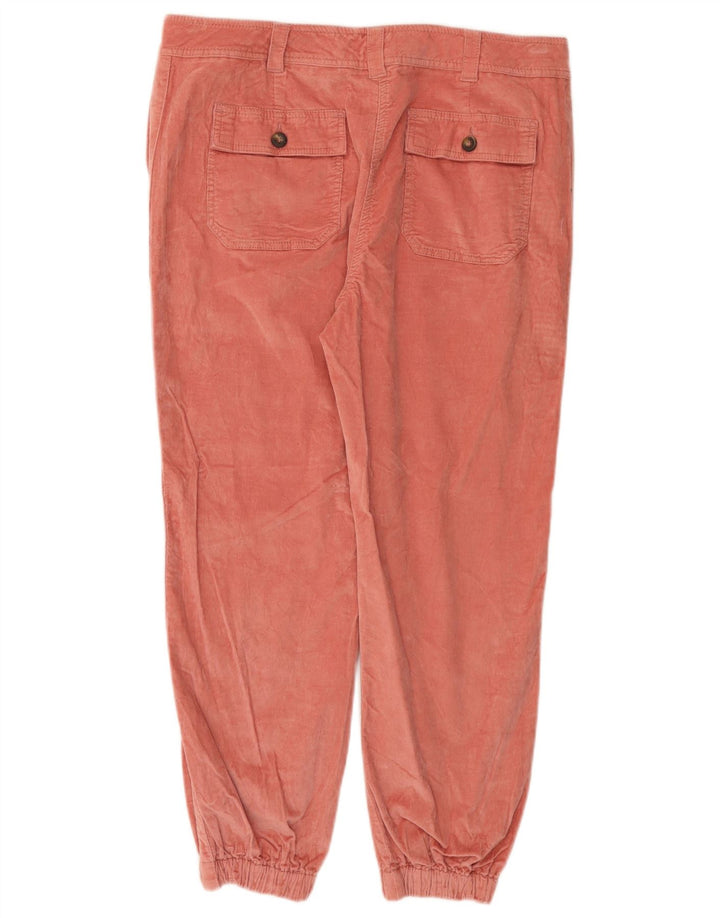 BODEN Ženske kratke joggers hlače od samta UK 14 Large W34 L25 Pink