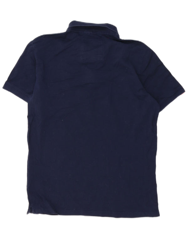 Superdry muška polo majica XL tamnoplavi pamuk