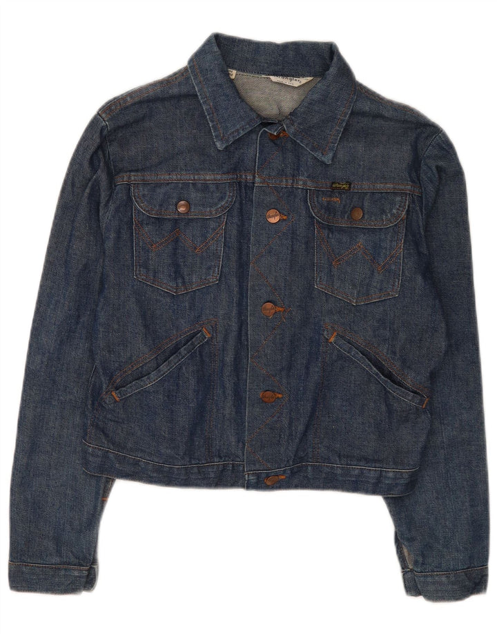 Wrangler ženska jakna od kratkog trapera UK 14 Srednje plava
