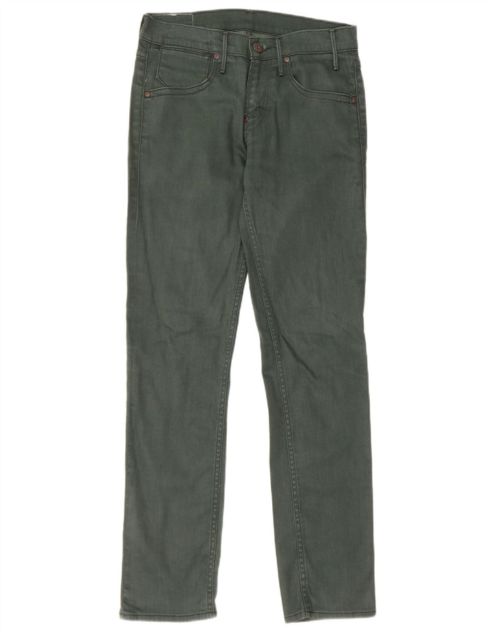 Levi's ženske 511 uske traperice W29 L32 Zeleni pamuk