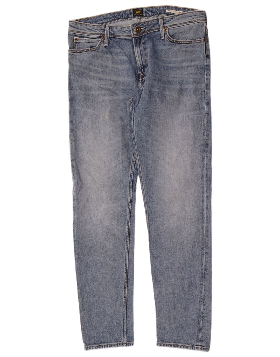Lee Mens Selvage Stretch Slim Jeans W29 L31 Plavi pamuk